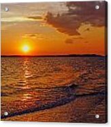 Edisto Island Sc Sunset Acrylic Print