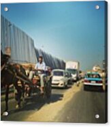 #egypt #egyptian #animal #taxi #horse Acrylic Print