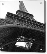Eiffel Tower B/w Acrylic Print