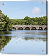 Eight Arch Bridge Over Bosherston Lakes Acrylic Print