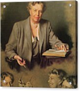 Eleanor Roosevelt, First Lady Acrylic Print