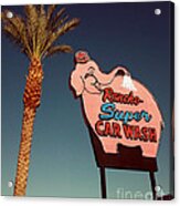 Elephant Car Wash Rancho Mirage California Acrylic Print