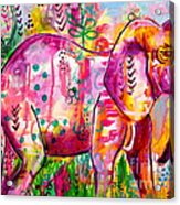 Ellie The Elephant Acrylic Print