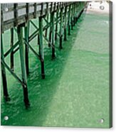 Emerald Green Tide Acrylic Print