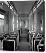 Empty Train Acrylic Print
