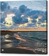 End Of Summer Sunset Acrylic Print