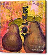 Enjoy Pears Acrylic Print