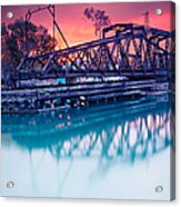 Erie Canal Swing Bridge Acrylic Print