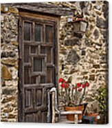 Espada Mission Door Acrylic Print