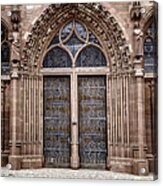 European Church Doors Acrylic Print