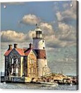 Execution Rocks Lighthouse Acrylic Print