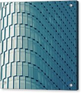 Exterior Of Modern Glass Office Building Acrylic Print