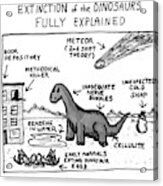Extinction Of The Dinosaurs Fully Explained Acrylic Print