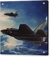 F-35b Lightening Ii Acrylic Print