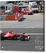 F1 - Fernando Alonso  -  Ferrari Acrylic Print