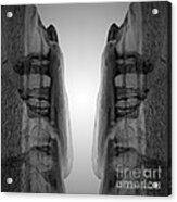 Face To Face Montage I Acrylic Print