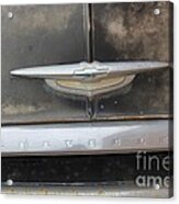 Faded Chevrolet Logo Acrylic Print