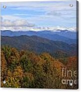 Fall In The Mountains Acrylic Print