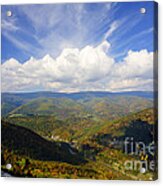 Fall Scene From North Fork Mountain Acrylic Print