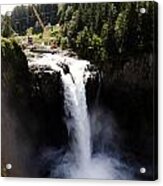 Falls Under Construction Acrylic Print