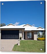 Family Home Front Acrylic Print