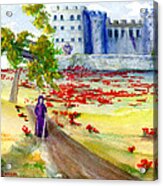 Fastasy Castle Landscape Acrylic Print