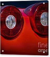 Ferrari Enzo Tail Lights Acrylic Print