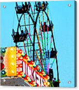 Ferris Wheel At The County Fair Acrylic Print