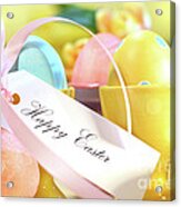 Festive Easter Eggs Acrylic Print