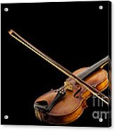 Fiddle And Bow Acrylic Print