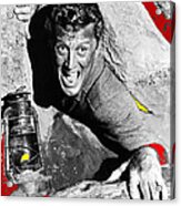Film Noir Ace In The Hole Kirk Douglas With Lantern 1951-2014 Acrylic Print