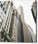 Financial District, New York City Acrylic Print