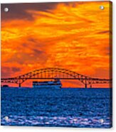 Fire Island Sky Acrylic Print