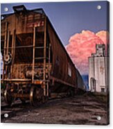 Fire Train Acrylic Print