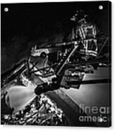 Firefighter At Work Acrylic Print