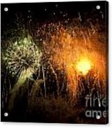 Fireworks In Chicago Acrylic Print