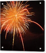 Fireworks - Lincoln New Hampshire Usa Acrylic Print