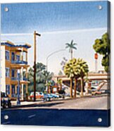 First Avenue In San Diego Acrylic Print