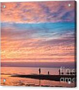 First Encounter Beach Sunset Acrylic Print