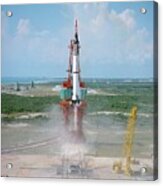 First Us Manned Space Flight Acrylic Print