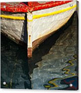 Fishing Boat In Greece Acrylic Print