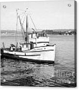 Fishing Boat San Giovanni Monterey Harbor California Circa 1960 Acrylic Print