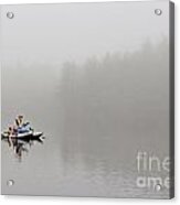 Fishing In The Fog Acrylic Print