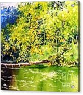 Fishing Pond Acrylic Print