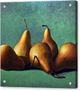 Five Ripe Pears Acrylic Print