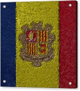 Flag Of Andorra Acrylic Print