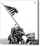 Flag Raising At Iwo Jima Acrylic Print