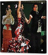 Flamenco Series No 13 Acrylic Print