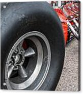 Flathead Powered Front Engine Dragster Acrylic Print
