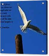 Flight To Freedom Acrylic Print